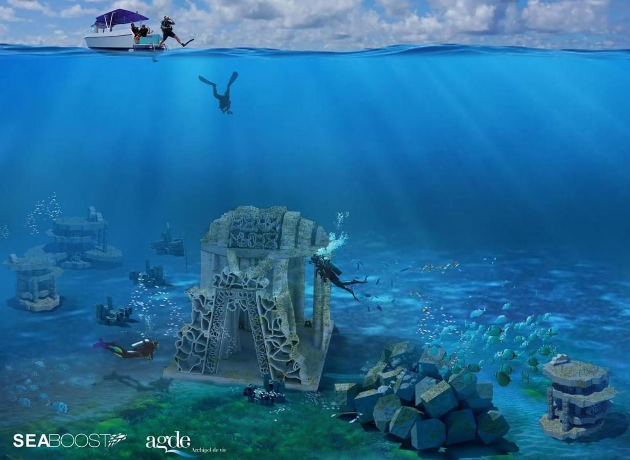 Studio Chaleureux Au Cap D'แอกด์ ภายนอก รูปภาพ